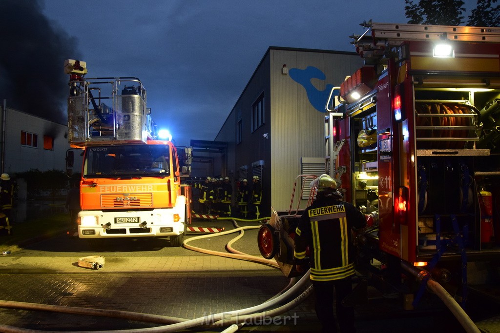 Grossbrand Halle Troisdorf Kriegsdorf Junkersring P399.JPG - Miklos Laubert
